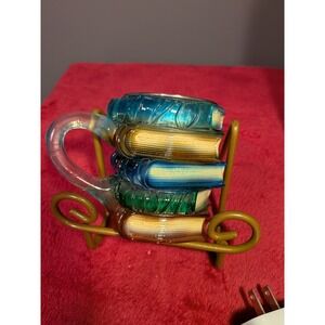 Resin Stack of Books Mug Holder Candle Holder Desk Decor